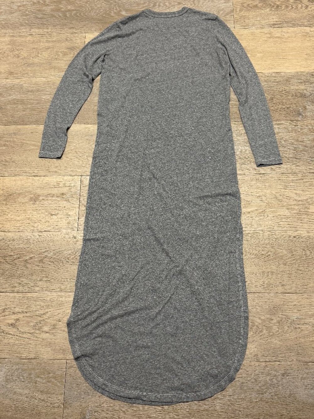 The Great Dress Long SLeeve Knotted Tee Size 0 Heather Gray NWT USA Made - Picture 11 of 16